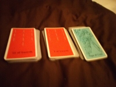 Three-card (past,present,future) Reading