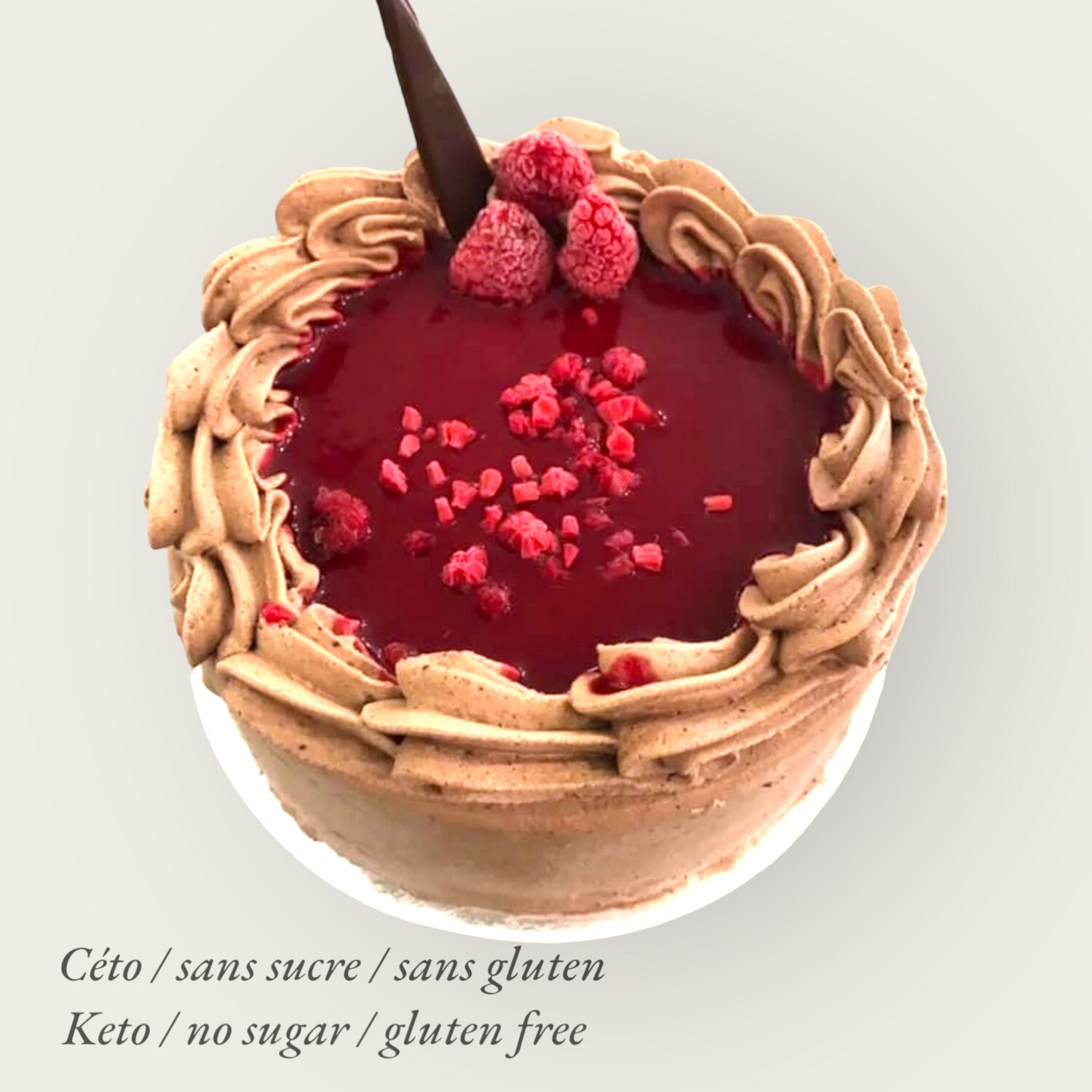 Gateau Choco Framboise 8p