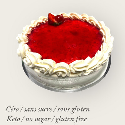 Gateau Fromage Coulis Fraise 12p
