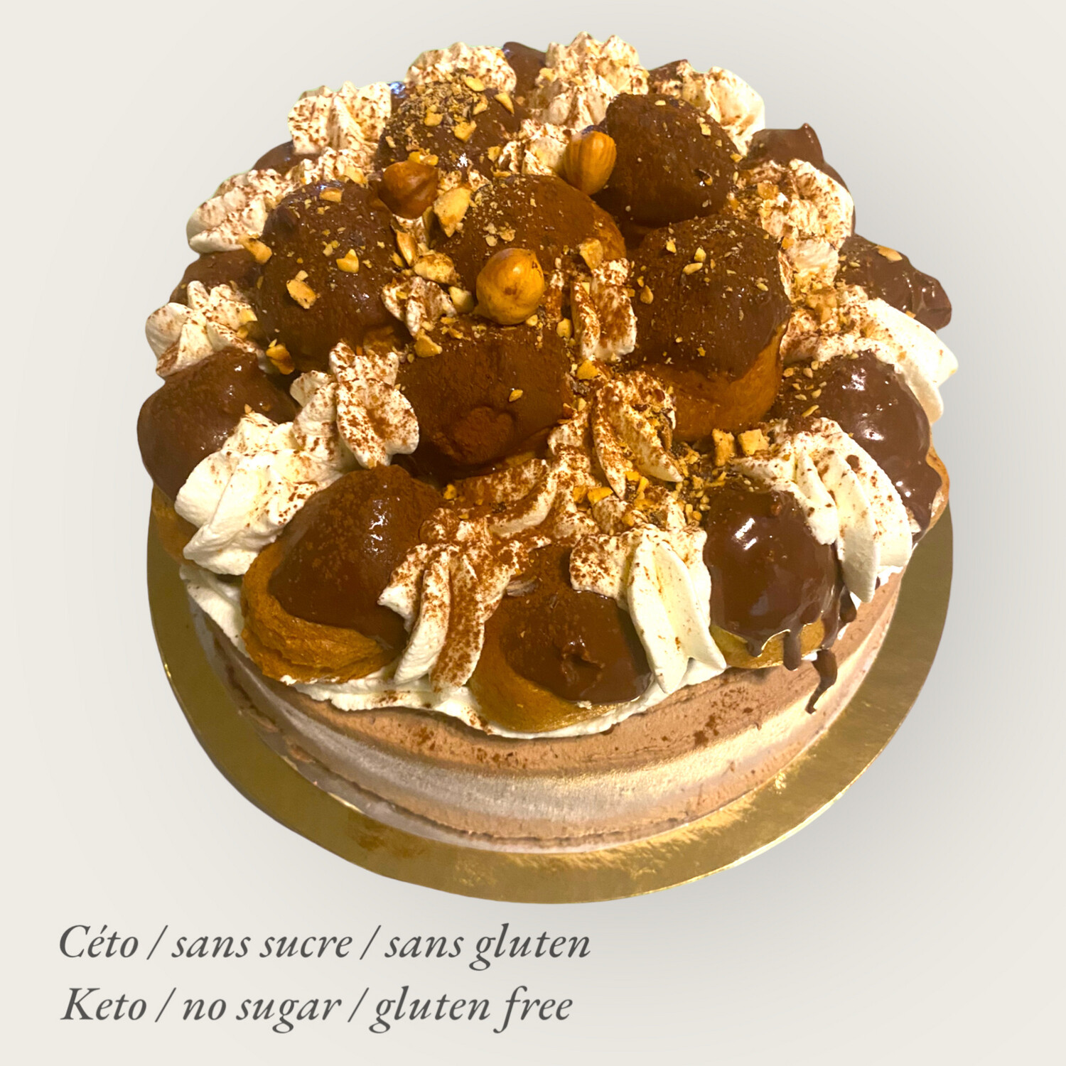 Gateau Chocolat Pâte a Choux 16p