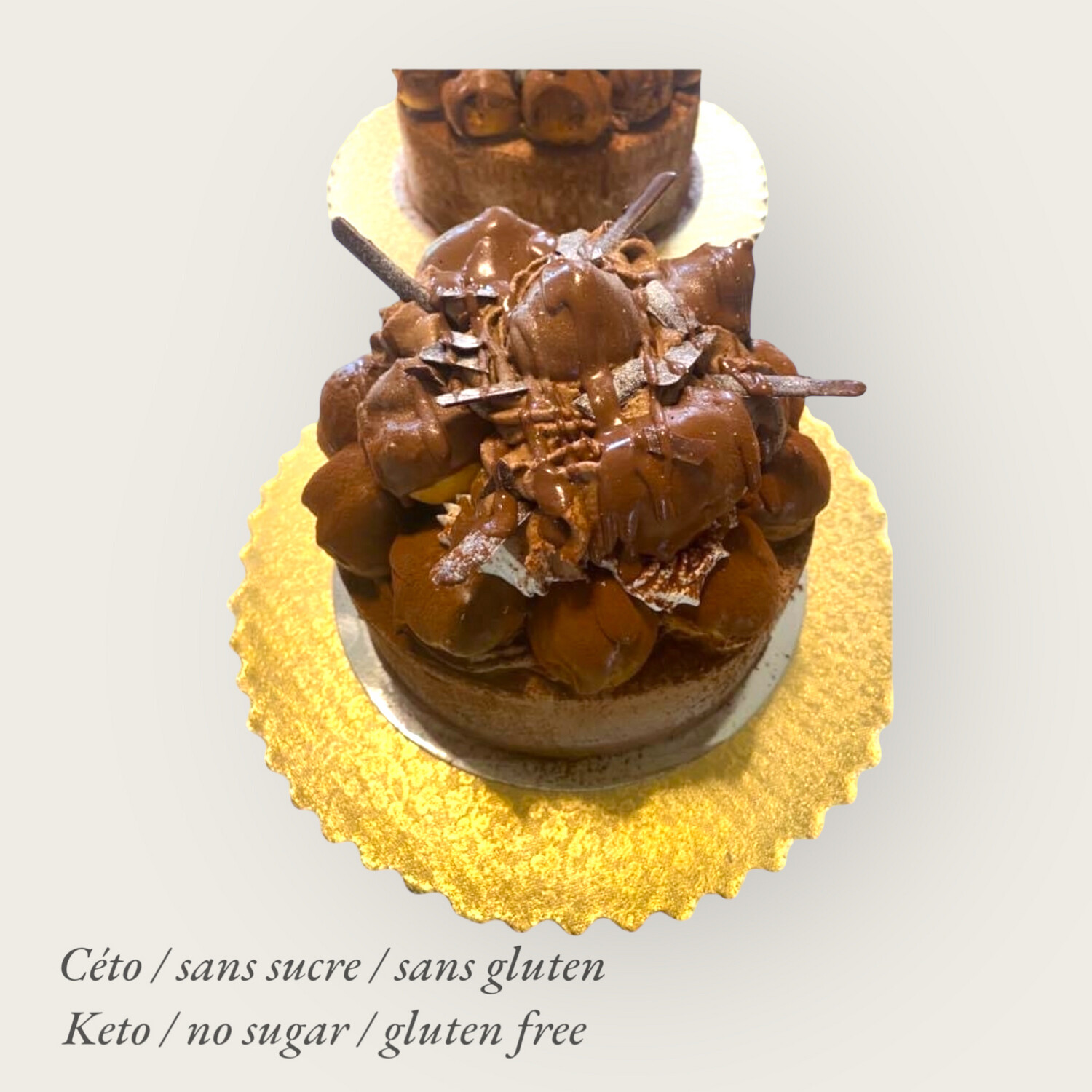 Gateau Chocolat Pâte a Choux 10p