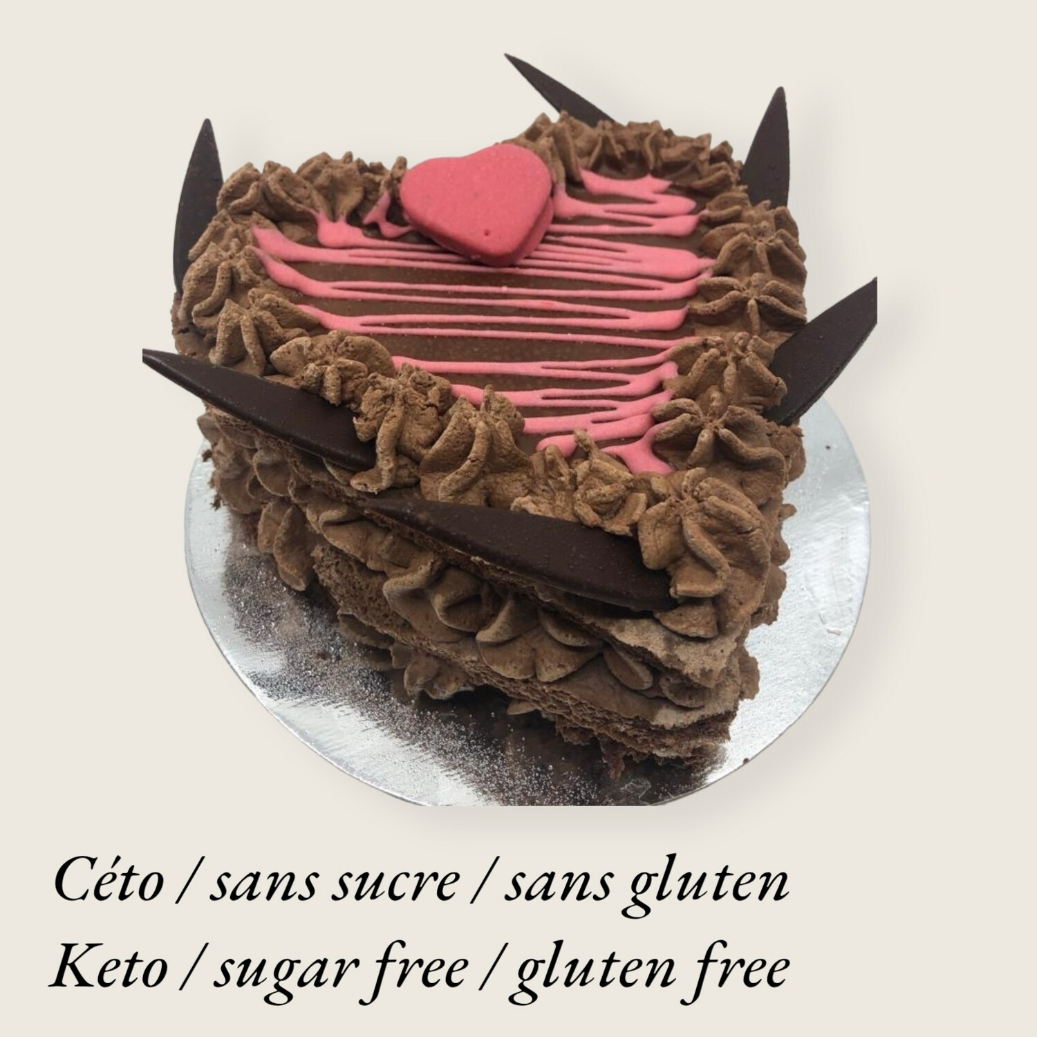 Coeur Choco Glacage 8p