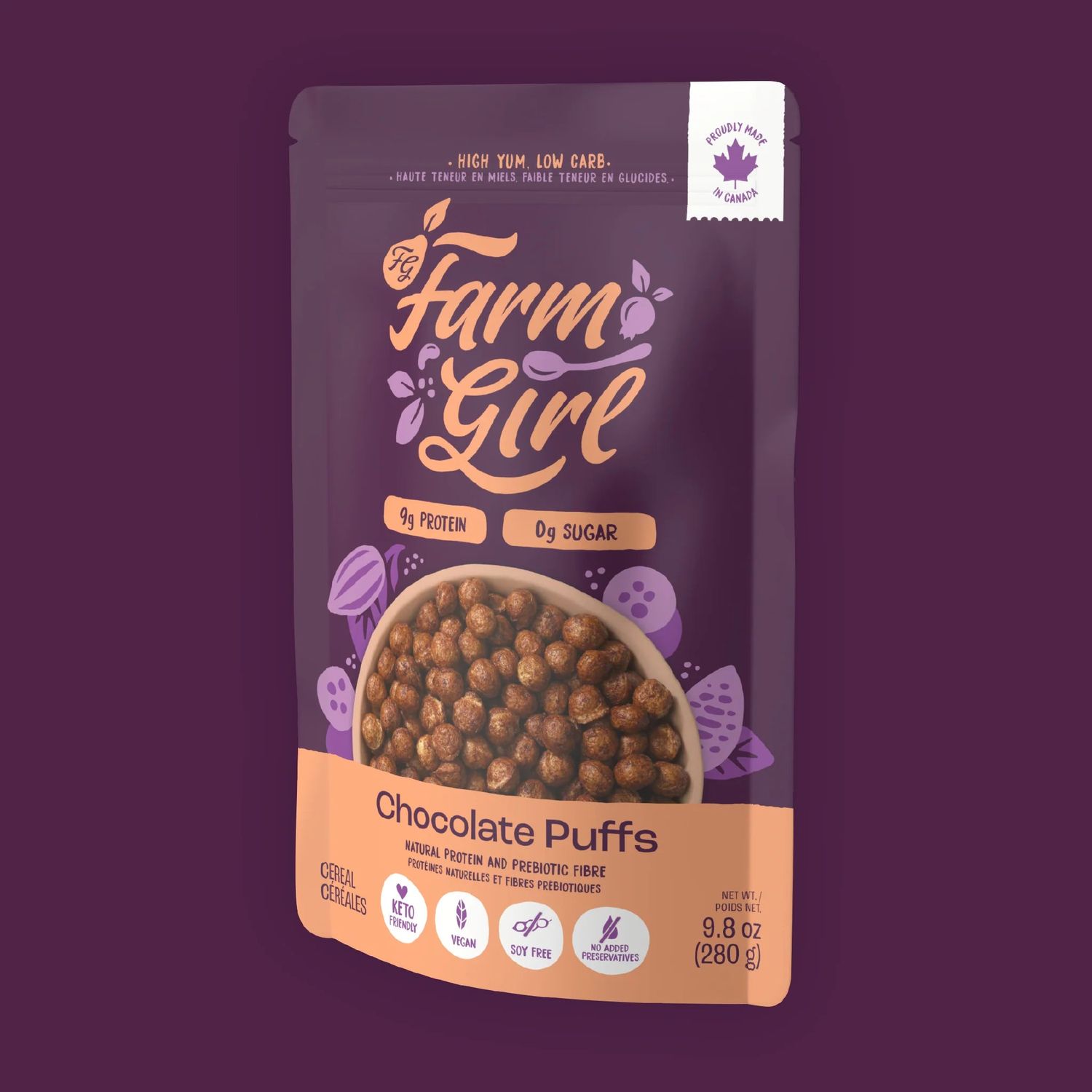 Farm Girl Céréales Artistique Cacao Puffs
