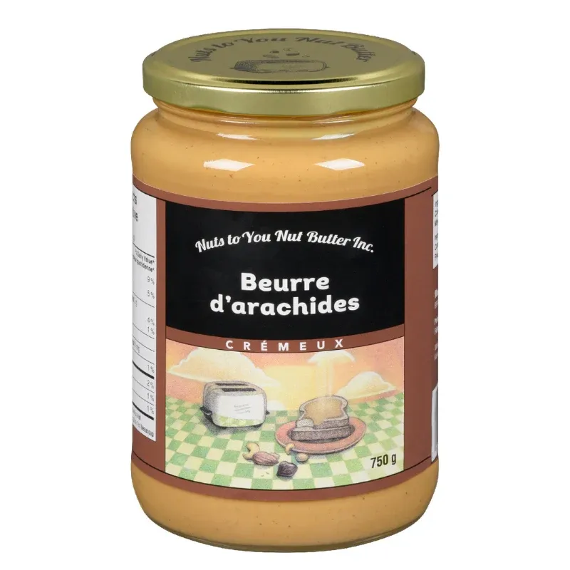 NTY Beurre Arachides Blanchies Crémeux 750g