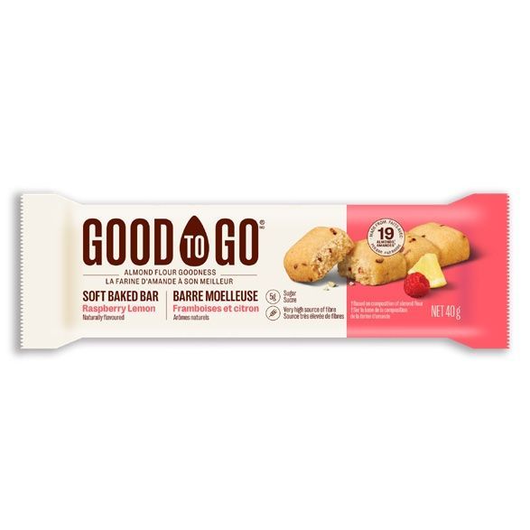 GoodToGo Barre Moelleuse Framboise Citron