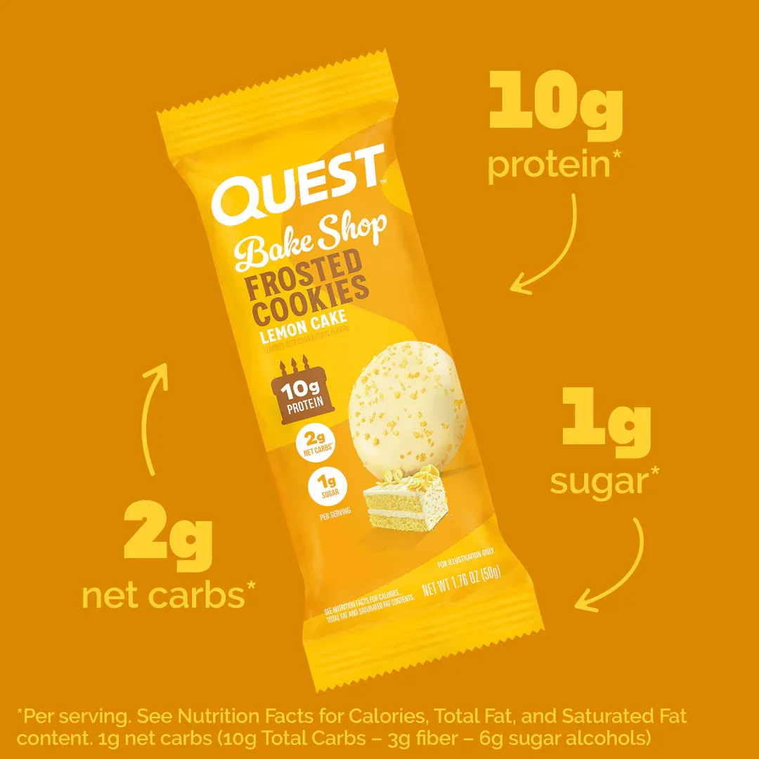 Quest Frosted Cookie Lemon Cake