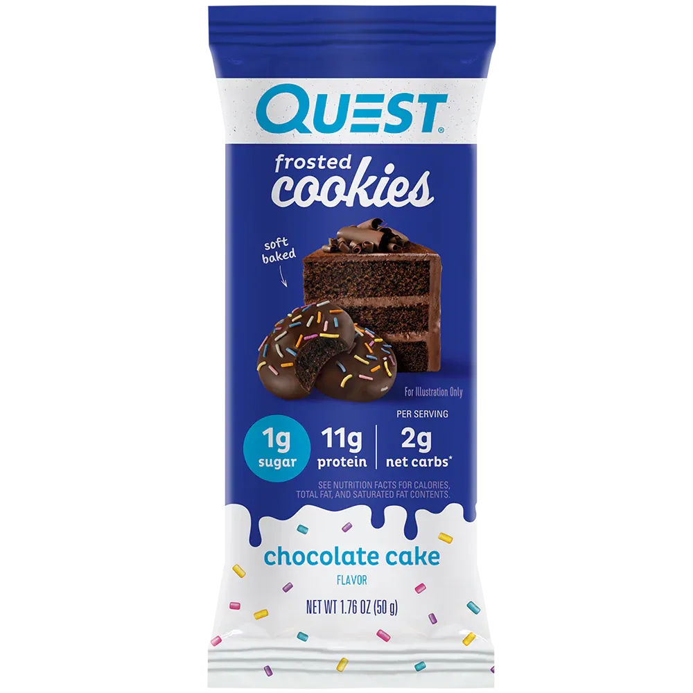 Quest Frosted Cookie Chocolate Cake