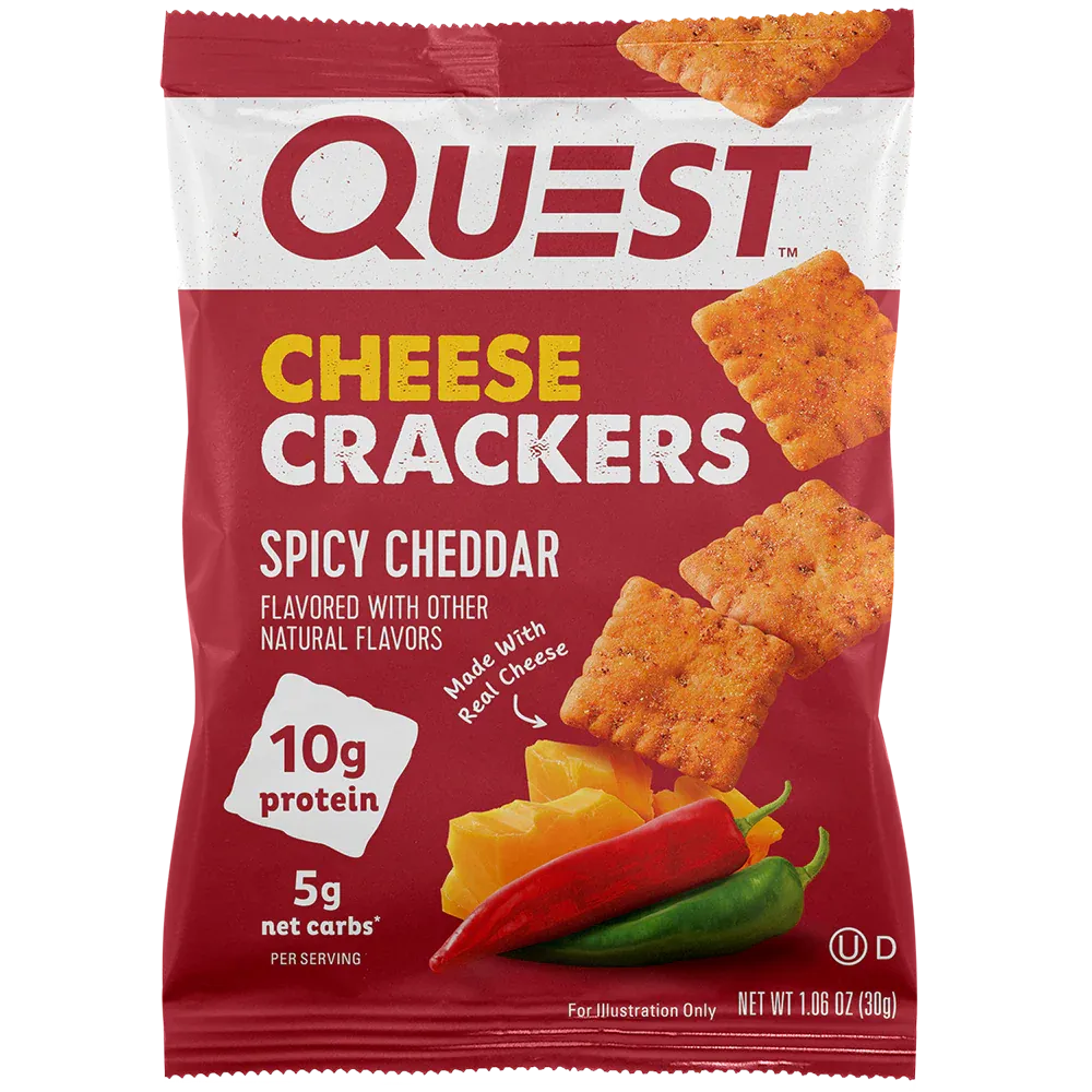 Quest Crackerse Spicy Cheddar