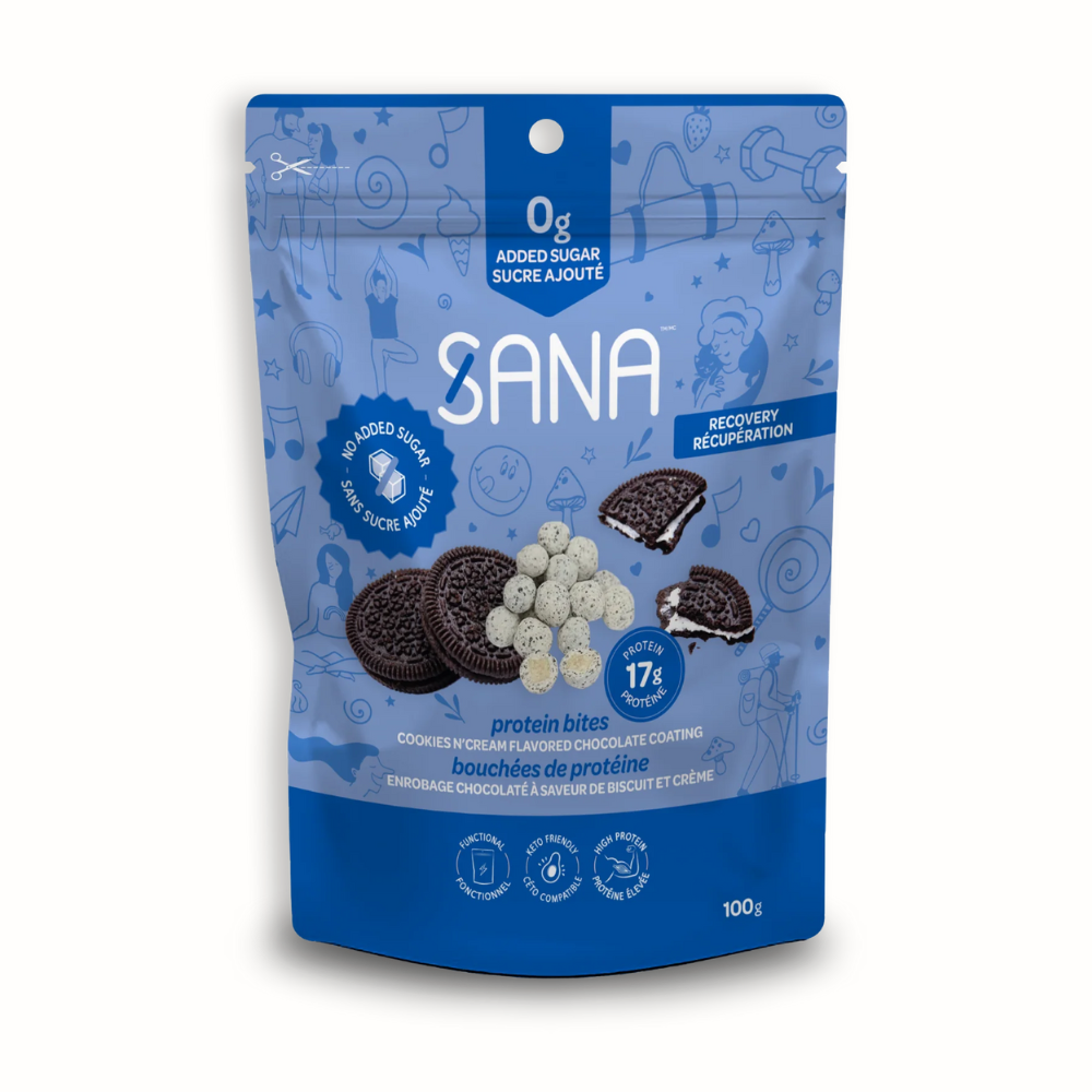 Sana Protein Bites Cookies N&#39;Cream Choco Coating