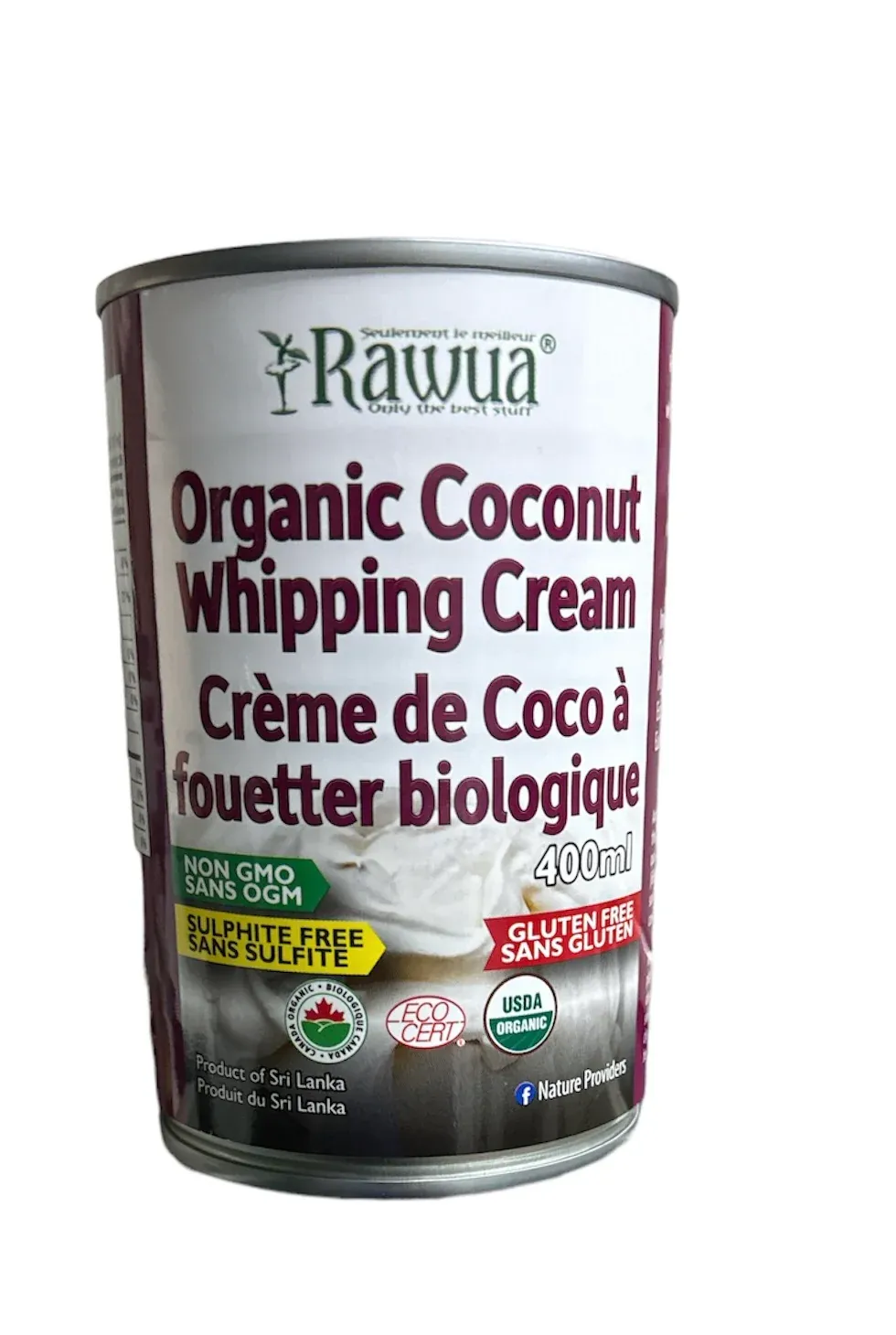 Rawua Crèm De Coco ã Fouetter Bio