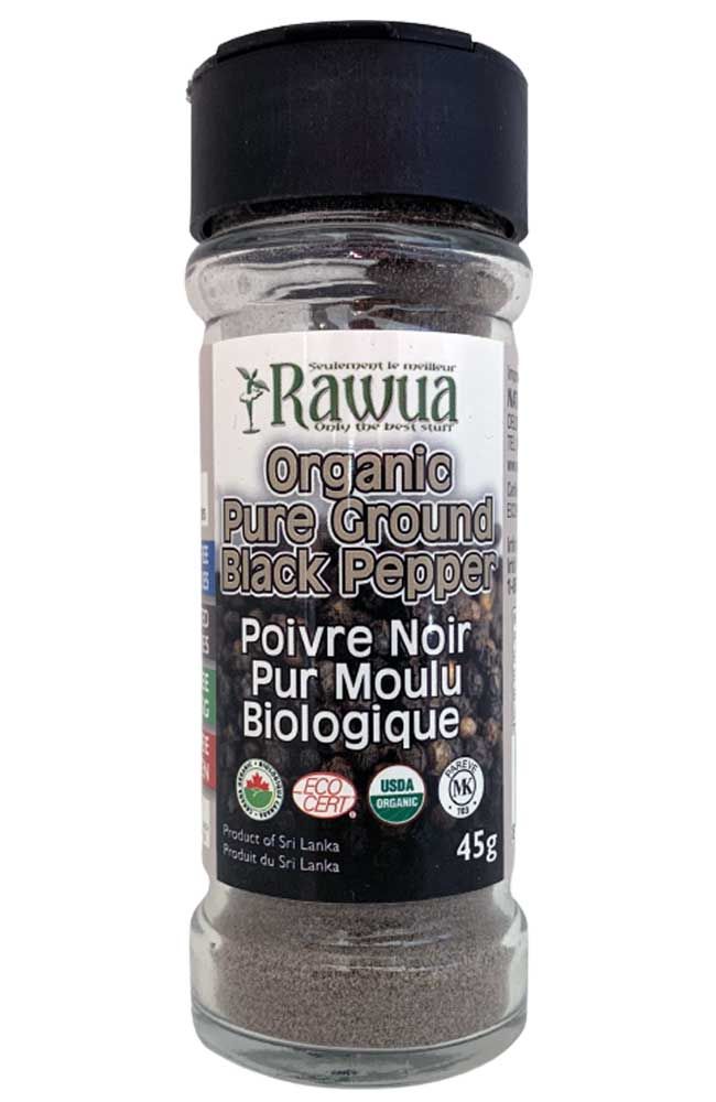 Rawua Poivre Noir Pur Moulu Bio