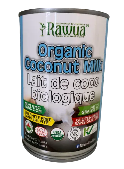 Rawua Lait De Coco Bio 7%