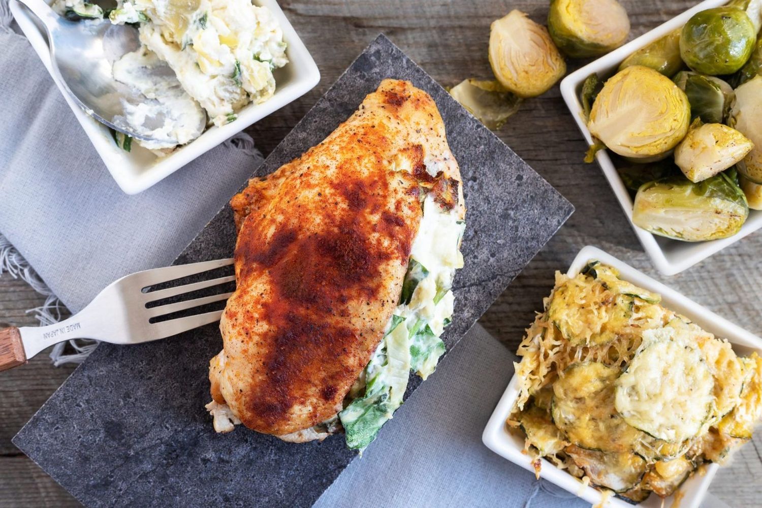 Keto Club Poulet Farci Èpinards