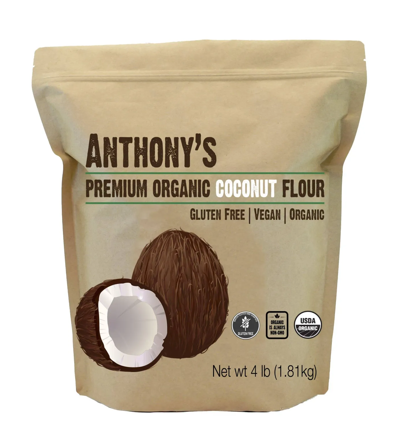 Anthony&#39;s Organic Coconut Flour 1.81Kg