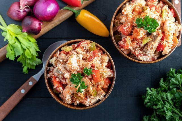 Keto Club Jambalaya Aux Riz De Chou Flour
