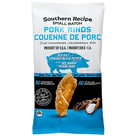 SRC Pork Rinds Sea Salt &amp; Black Pepper