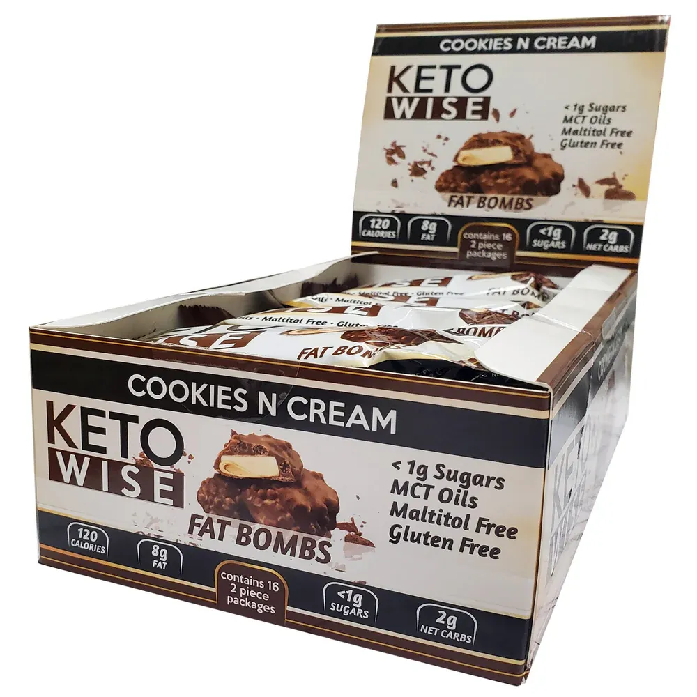Keto Wise Boite De 16 Cookies N Cream