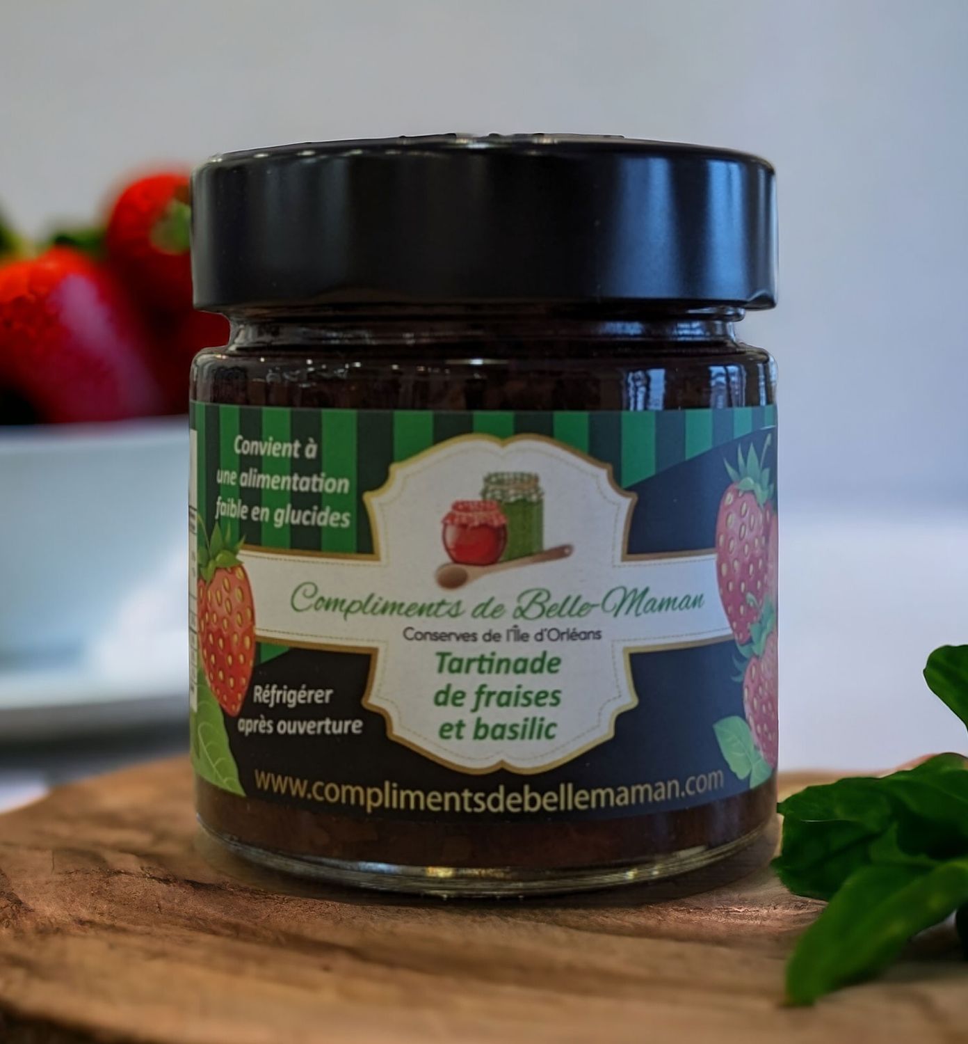 Belle Maman Tartinade De Fraises Et Basilic