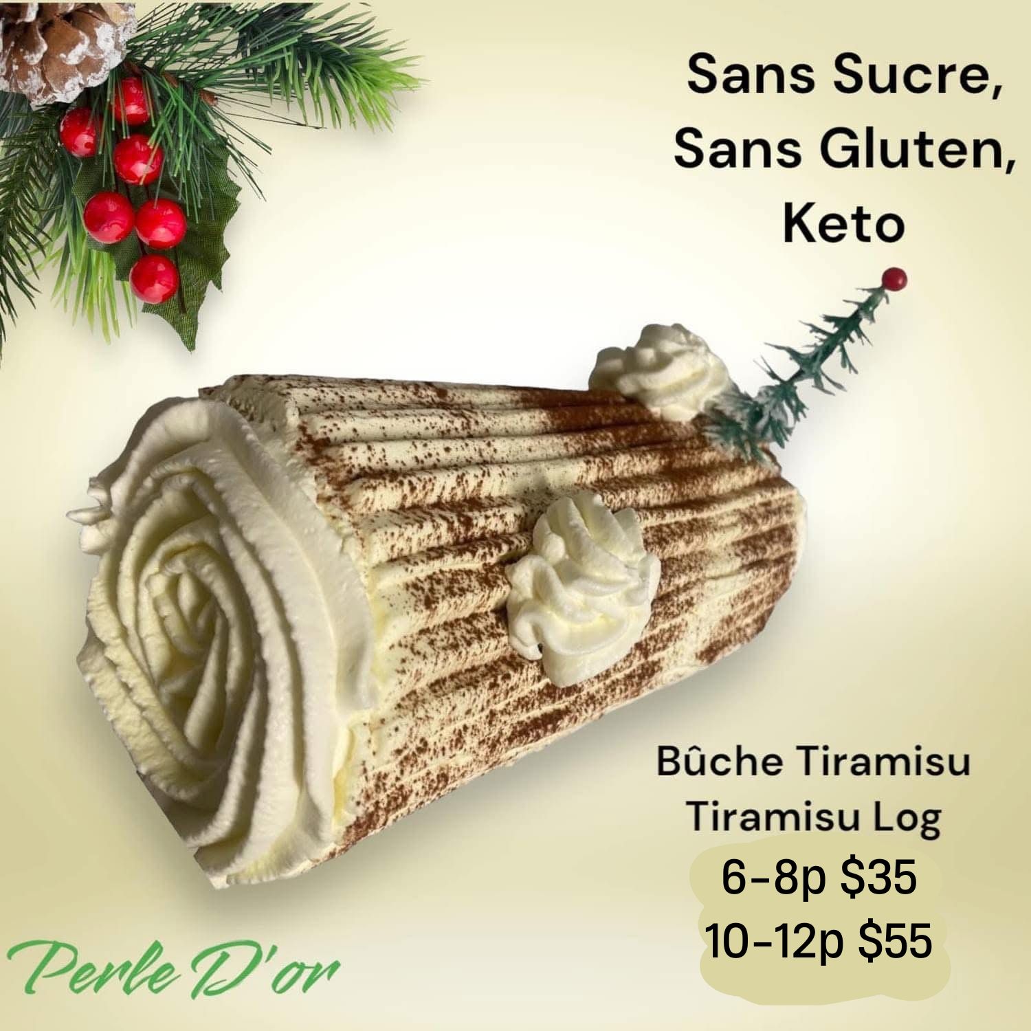 Buche Tiramisu Sans Sucre Sans Gluten