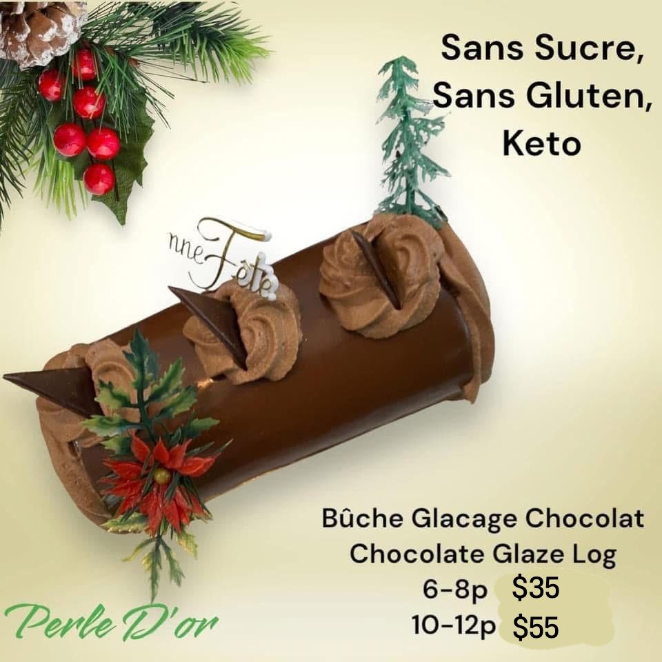 Buche Glacage Chocolat Sans Sucre Sans Gluten
