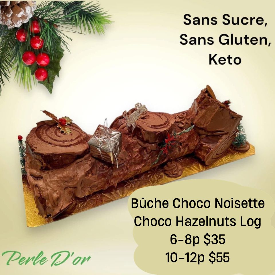 Buche Choco Noisette Sans Sucre Sans Gluten