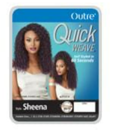 Outre Quick Weave Synthetic Wig Sheena Color: Sangria