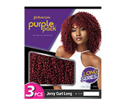 Outre Purple Pack Long 3pc 14&quot; Jerry Curl Long Color: 2
