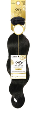 Outre MyTresses Gold Label 100% Unprocessed Human Hair Ocean Body - 22" Color: Natural Black