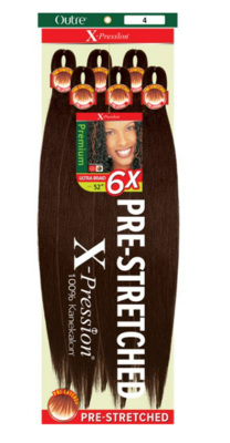 X-Pression Outre 6x 52&quot;  Color:  4(braid length 26”)