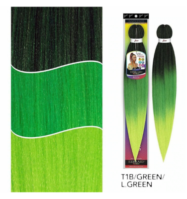 Spetra EZ Braid Rainbow 30&quot; Color: Green Light Green