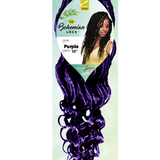 Spetra EZ Crochet Bohemian Locs 18” Color: Purple