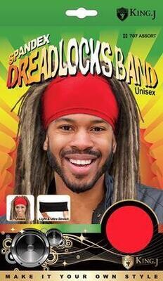 DreadLocks Spandex Band- Red