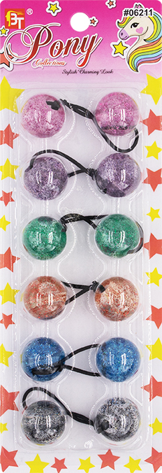 Ballies Multi Color w/ Glitter Medium-236