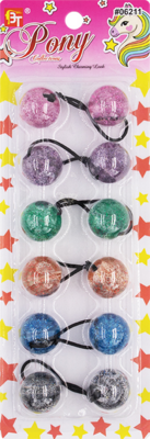 Ballies Multi Color w/ Glitter Medium-236