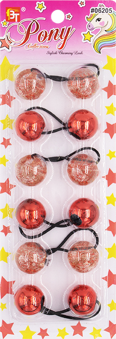 Ballies Red w/ Glitter Mix Medium -240