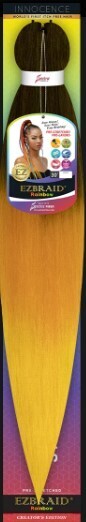 Spetra EZ Braid Rainbow 30&quot; COLOR: 1B Orange Yellow