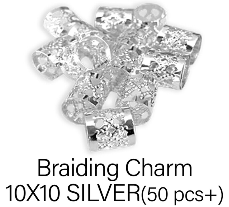 Braid Charm Silver-301