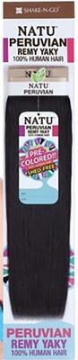 Shake N Go Natu Peruvian Remy Yaky 10” Color: 4