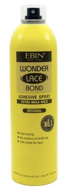 EBIN  Wonder Lace Bond Adhesive Spray Extra Mega Hold 6.08oz