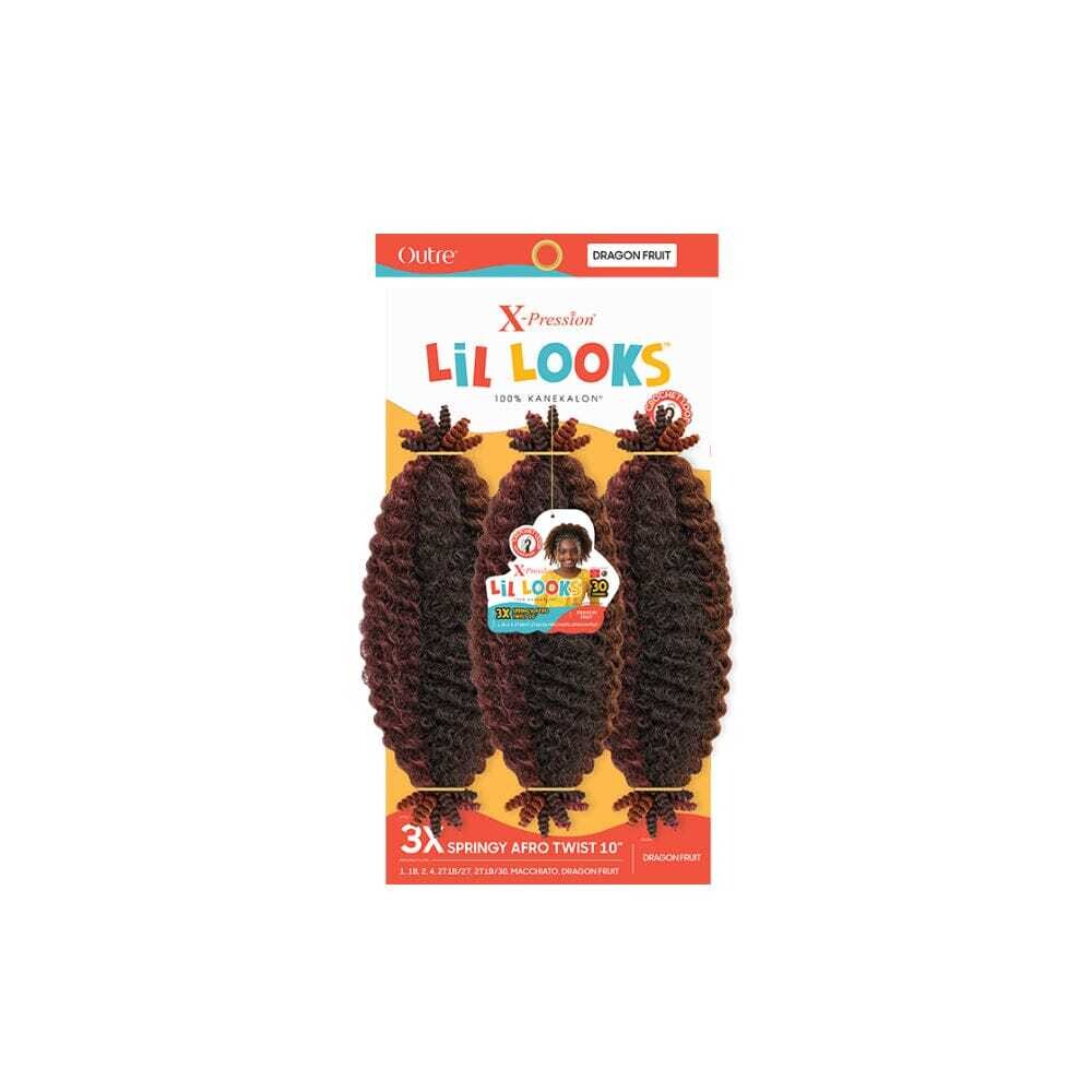 Outre LiL Looks Crochet 3X SPRINGY AFRO TWIST 10″ Color: 1B/27