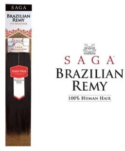 Saga Brazilian Remy 16&quot; Color: 4