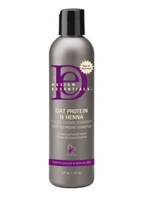 Design Essentials Oat Protein &amp; Henna Deep Cleansing Shampoo 8oz