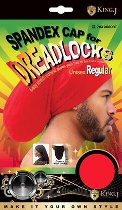 DreadLocks Spandex Cap-Red