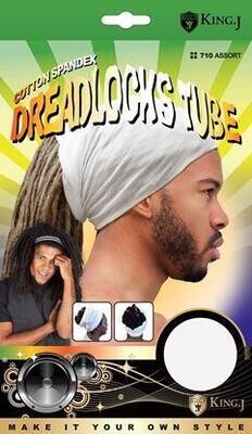 DreadLocks Spandex Tube -White