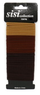 Elastic Bands Brown 36pc