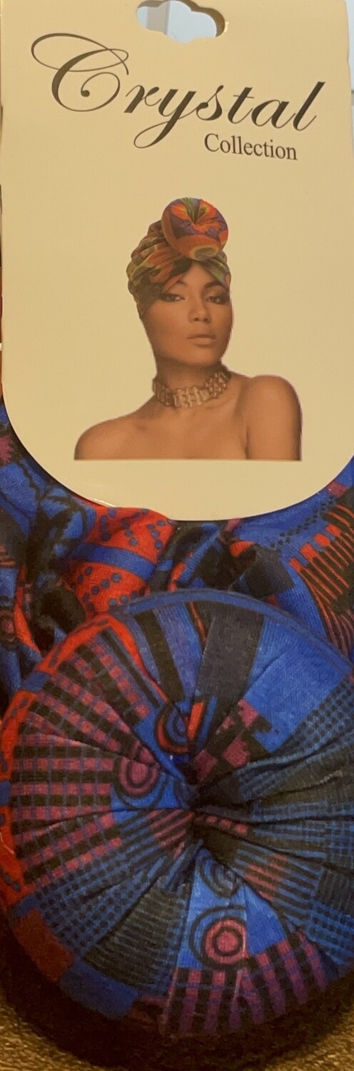 Head Wrap-Blue Red Black