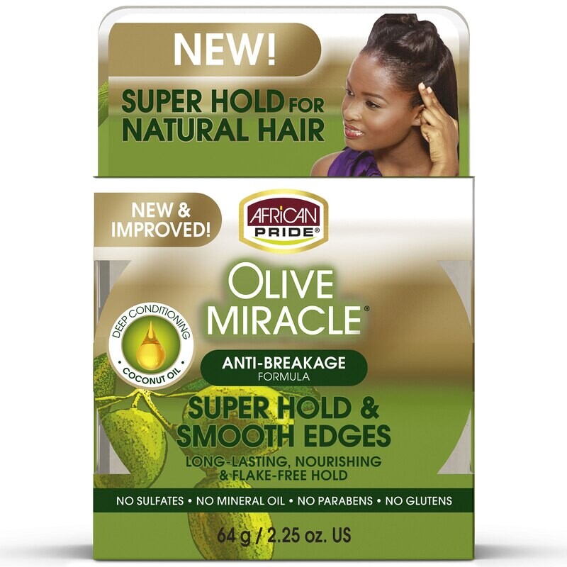 African Pride Olive Miracle Silky Smooth Edges 2.25oz