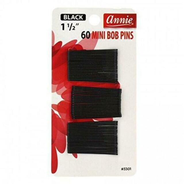 Annie 60ct. Ball Tipped Mini Bob Pins 1-1/2&quot;