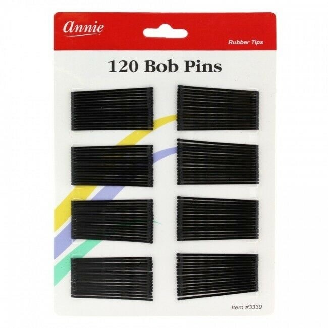Annie 120 Bob Pins W/ Rubber Tips 2&quot;