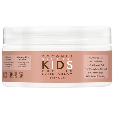 Shea Moisture Kids Coconut &amp; Hibiscus Curling Butter Cream 6oz